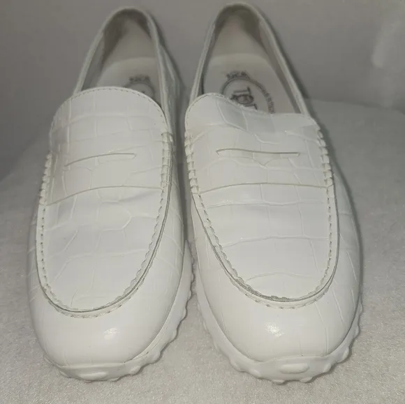 Tod'sTod's x Alber Elbaz Croc Embossed Leather Happy Moments Sneakers 40 (9.5)