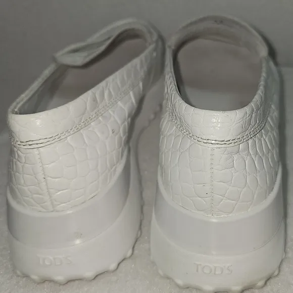 Tod'sTod's x Alber Elbaz Croc Embossed Leather Happy Moments Sneakers 40 (9.5)