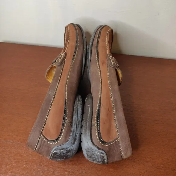 Tommy Bahama Men's Shoes Loafers Brown Leather Size 10.5 Slip-on.