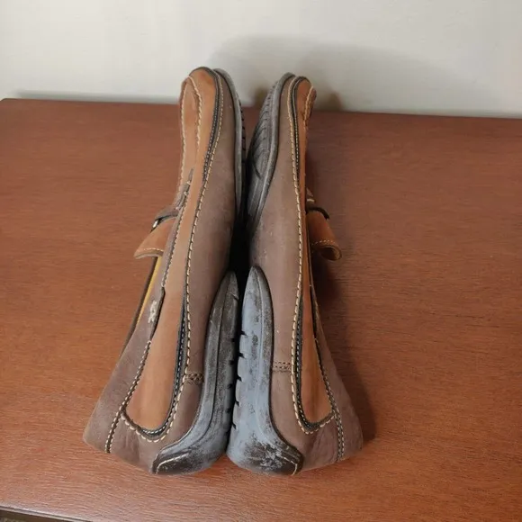 Tommy Bahama Men's Shoes Loafers Brown Leather Size 10.5 Slip-on.