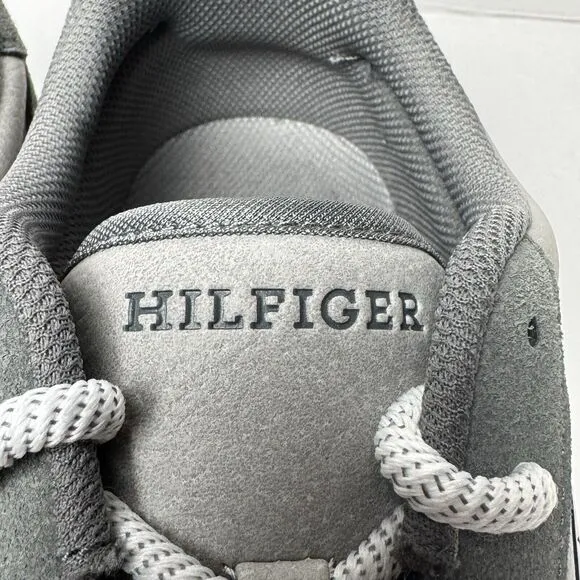 Tommy Hilfiger Mens Size 12 Grey Jaran Low Top Fashion Athletic Sneaker Shoes