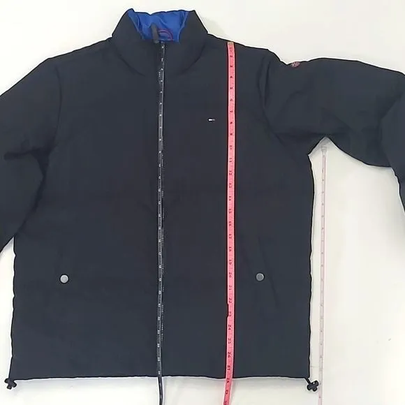 Tommy Hilfiger Puffer Jacket Full Zip Quilted Puff Down Sports Ski Snow Coat