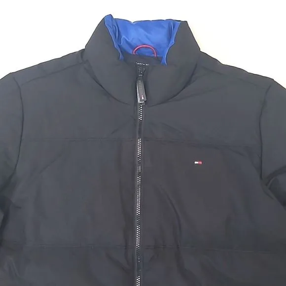 Tommy Hilfiger Puffer Jacket Full Zip Quilted Puff Down Sports Ski Snow Coat
