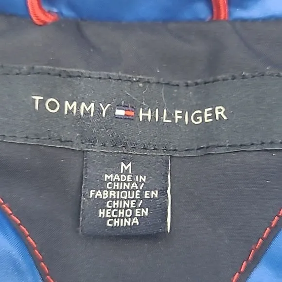 Tommy Hilfiger Puffer Jacket Full Zip Quilted Puff Down Sports Ski Snow Coat
