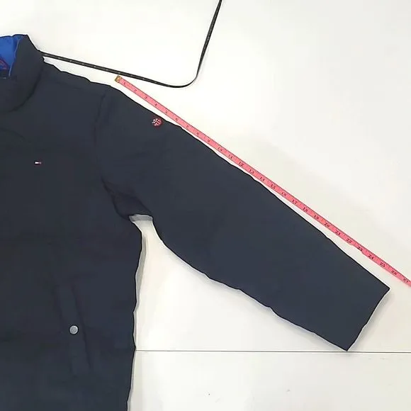 Tommy Hilfiger Puffer Jacket Full Zip Quilted Puff Down Sports Ski Snow Coat
