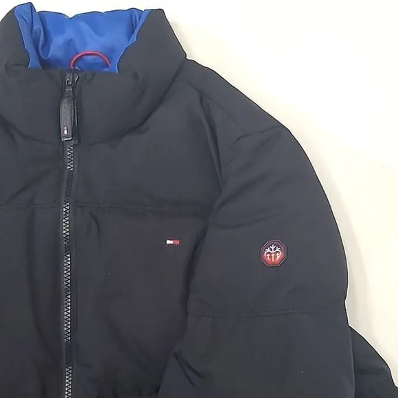 Tommy Hilfiger Puffer Jacket Full Zip Quilted Puff Down Sports Ski Snow Coat