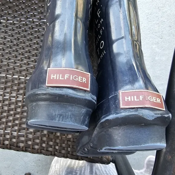 TOMMY HILFIGER RUBBER RAIN ALL WEATHER BOOTS SIZE 11