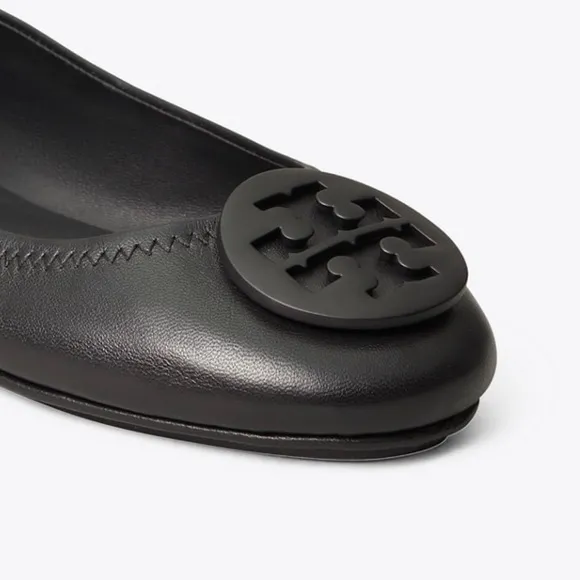 Tory Burch | Black Minnie Travel Flats