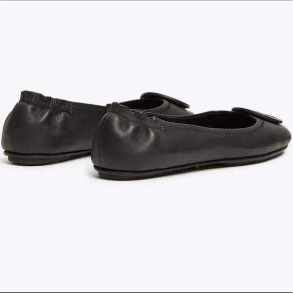 Tory Burch | Black Minnie Travel Flats