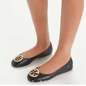 Tory Burch Mini Travel Ballette Flats, Leather