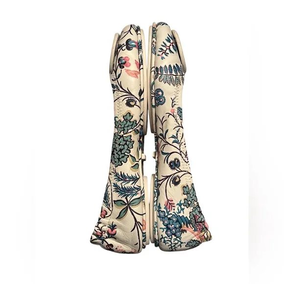 Tory Burch Minnie Floral Print Travel Ballet Flats