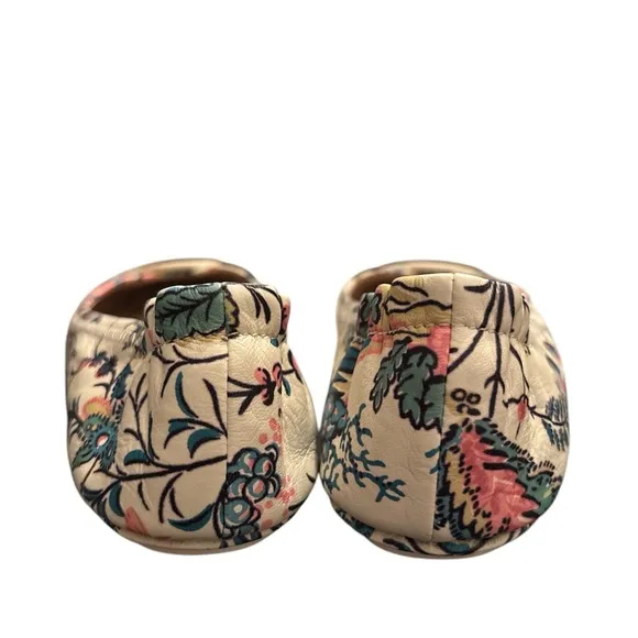 Tory Burch Minnie Floral Print Travel Ballet Flats
