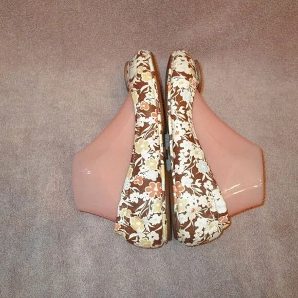 Tory Burch MINNIE Nappa Leather FLATS Size 9.5 SHOES Reverie Combo BALLET Travel