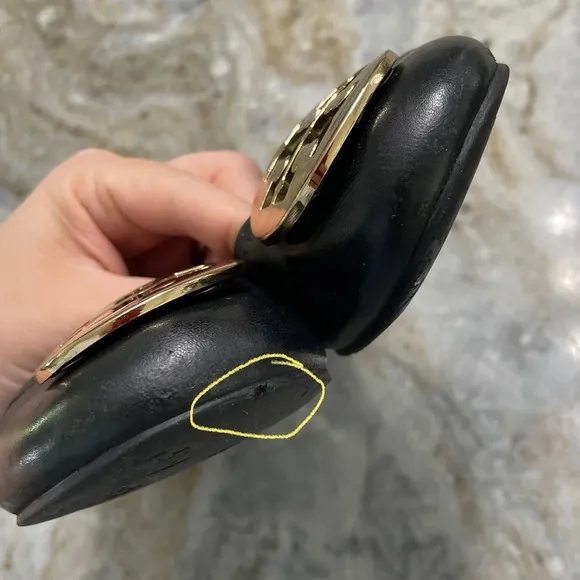 Tory Burch Minnie Travel Ballet Flats Leather