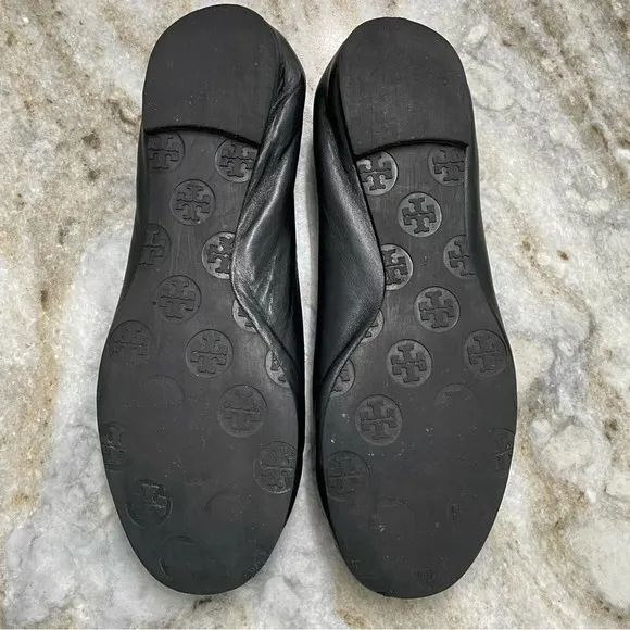 Tory Burch Minnie Travel Ballet Flats Leather