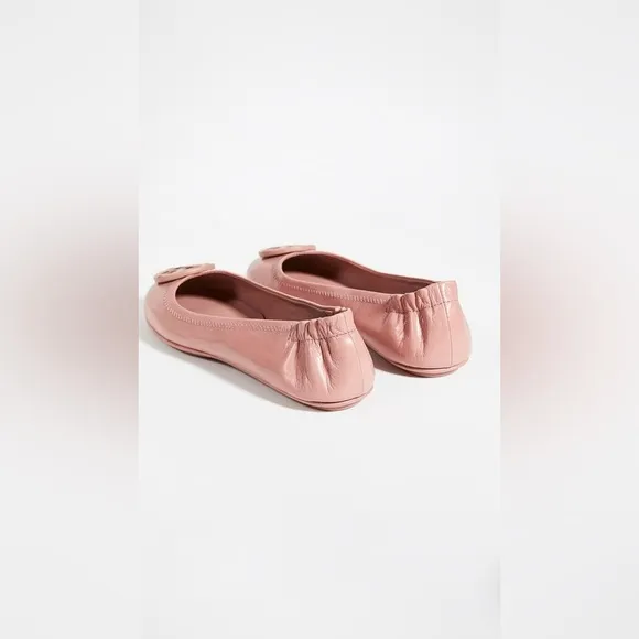 Tory Burch Minnie Travel Ballet Flats with Leather Logo