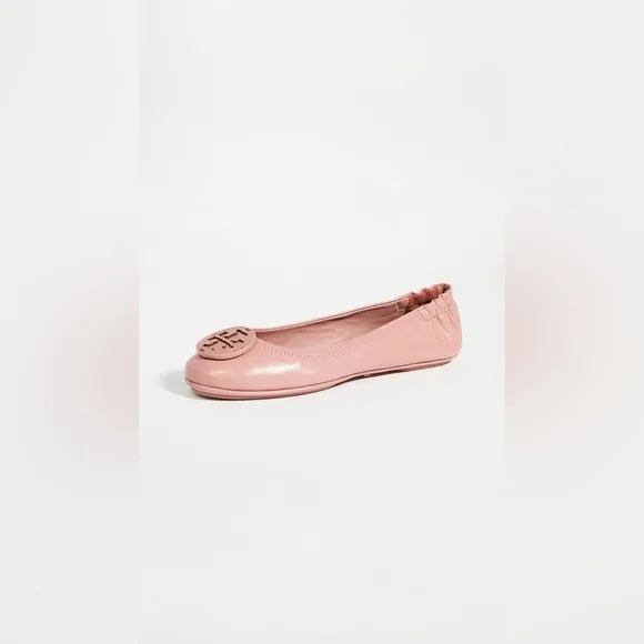 Tory Burch Minnie Travel Ballet Flats with Leather Logo
