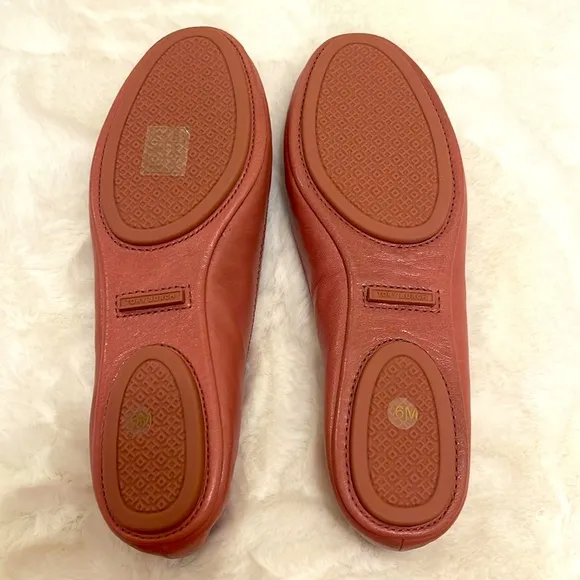 Tory Burch Minnie Travel Ballet Flats with Leather Logo