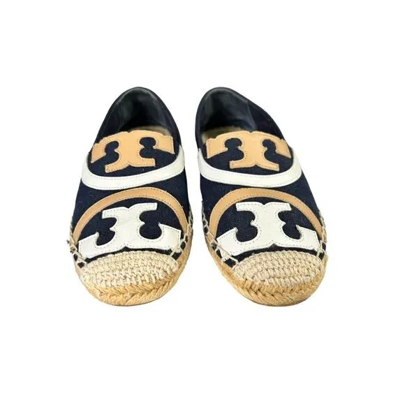 Tory Burch Poppy Espadrilles Flats Shoes size 5.5