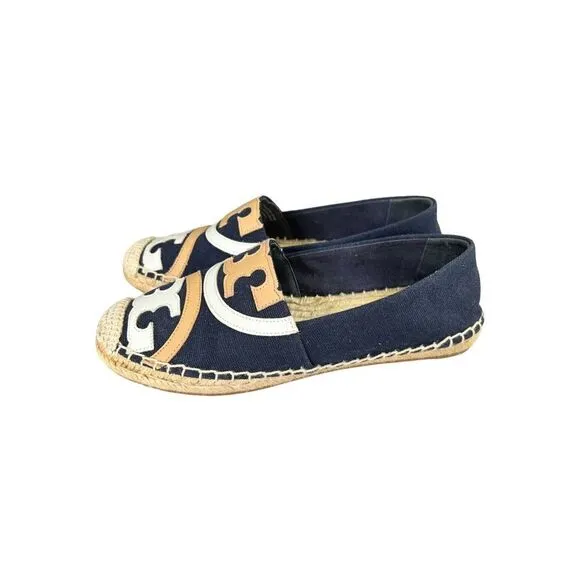 Tory Burch Poppy Espadrilles Flats Shoes size 5.5
