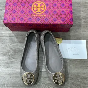 Tory Burch Quilted Minnie Flats- Size 6.5