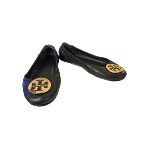Tory Burch Reva Ballet Flat Black Nappa leather, Size 9.5
