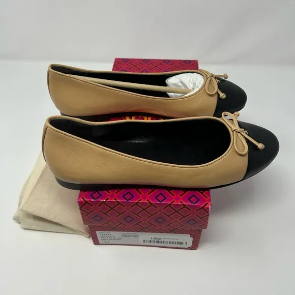 Tory Burch Women’s Cap-Toe Ballet Flats – Size 6.5 BNWT