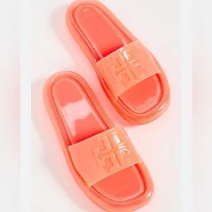 TORY BURCHBUBBLE JELLY SLIDES SANDALS - NEONFLUORESCENT PINK$188 Sz 7 NEW