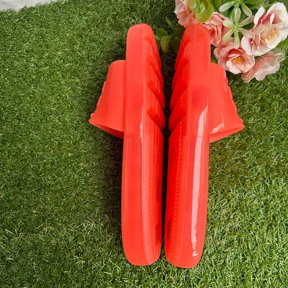 TORY BURCHBUBBLE JELLY SLIDES SANDALS - NEONFLUORESCENT PINK$188 Sz 7 NEW