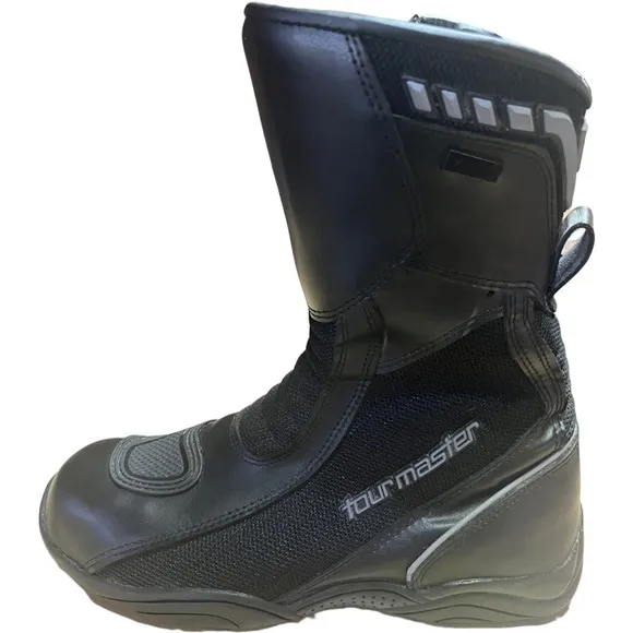 TourMaster Men’s Hipora Breathable Waterproof Touring Motorcycle Boots size 9