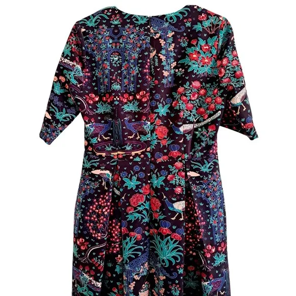 TUCKERNUCK Mindnight Garden Multi Floral Maxi Dress Size Small