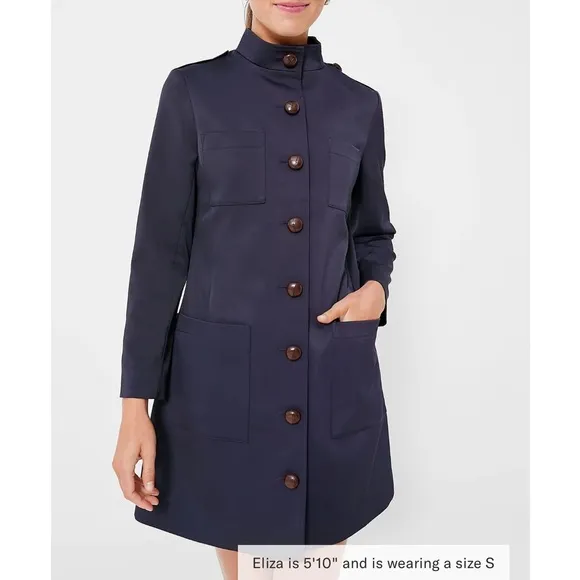 TUCKERNUCK Navy Buttoned Darcey Dress