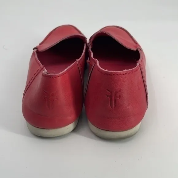 UEC Frye soft red loafers size 8.5 no box