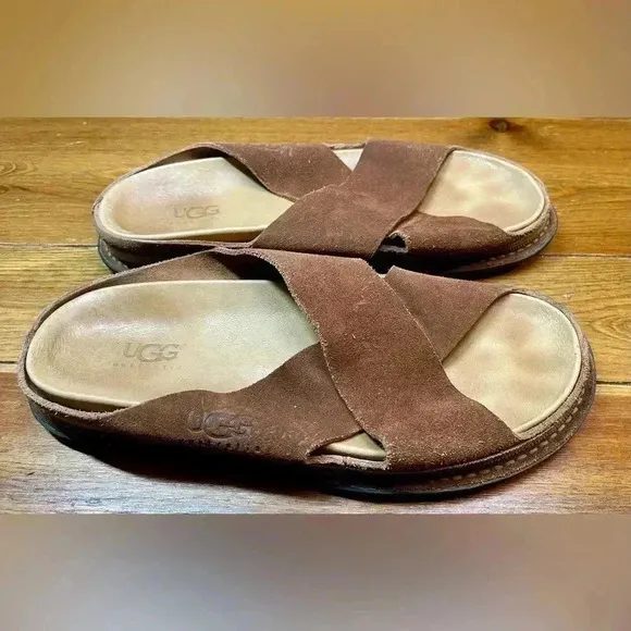 UGG Australia | Men’s Leather Slides / Sandals | Size 11