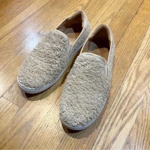 Ugg Australia Womens Ricci Fuzzy Padded Insole Fashion Sneakers Beige Size 7.5