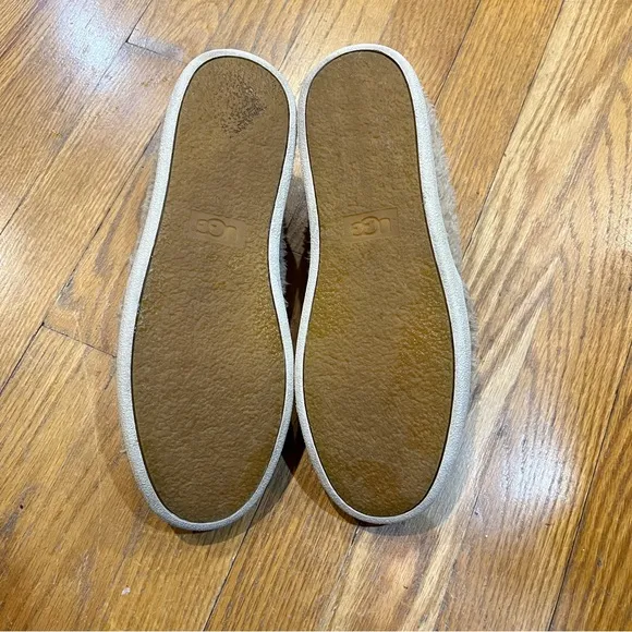Ugg Australia Womens Ricci Fuzzy Padded Insole Fashion Sneakers Beige Size 7.5