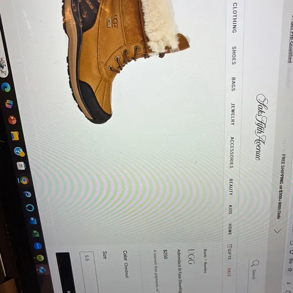 UGG Brown and Black Winter Boots