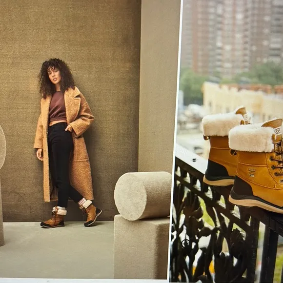 UGG Brown and Black Winter Boots