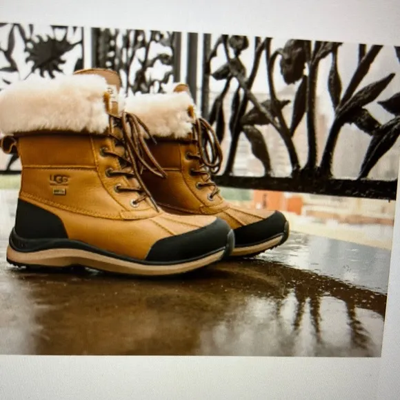 UGG Brown and Black Winter Boots