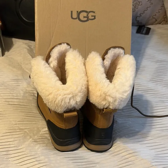 UGG Brown and Black Winter Boots