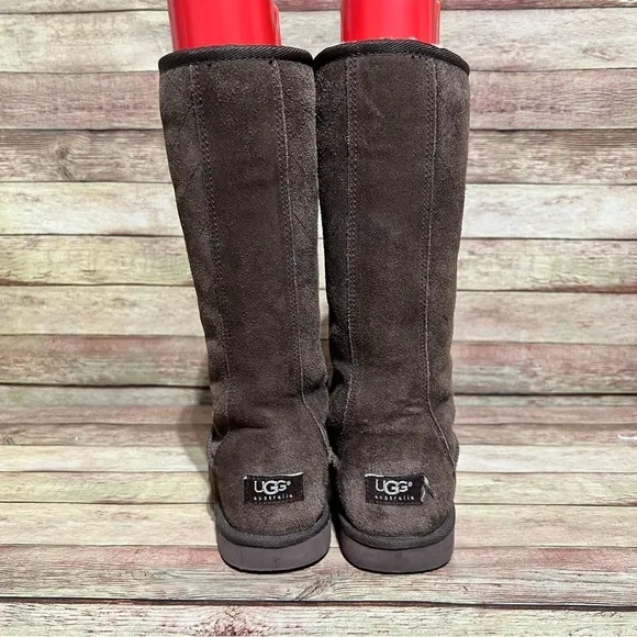 Ugg Brown Quilted Tall Boots