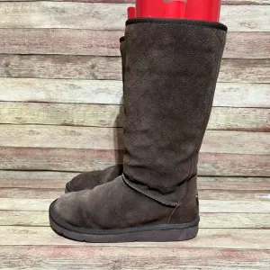 Ugg Brown Quilted Tall Boots
