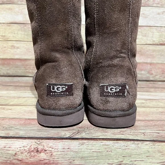 Ugg Brown Quilted Tall Boots