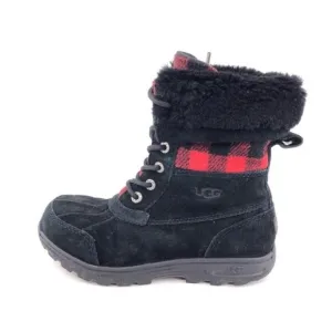 UGG Butte Redwood Buffalo Check Winter Boots Kids 3