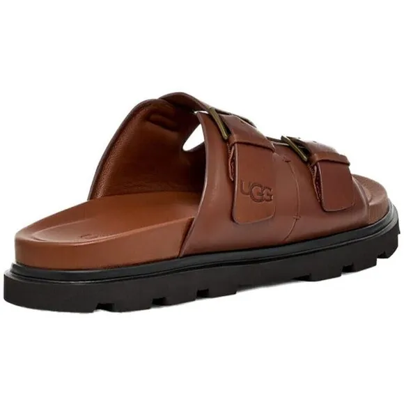 UGG Capitola Buckle Slides Men's Size US 10 / EU 43 Sandal, Brown NEW