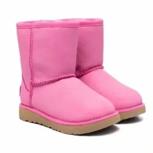 UGG  CLASSIC WEATHER SHORT WATERPROOF PINK  BOOTS 1019646K Big Kids 6 Women's 7