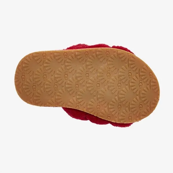 Ugg Fluff Yeah Slide/House Shoe Girls/Toddler | Ribbon Red | NEW IN BOX!!!❤️💤❤️