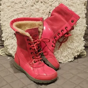 UGG Girls Pink Winter Boots