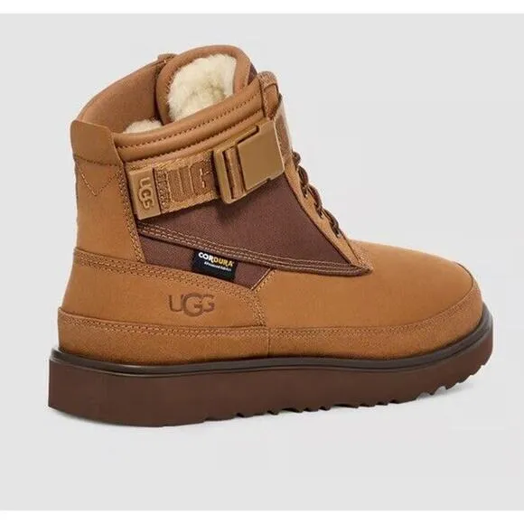 Ugg Highland Utility Strap Weather Resistance Men’s Boots Chestnut Size 15