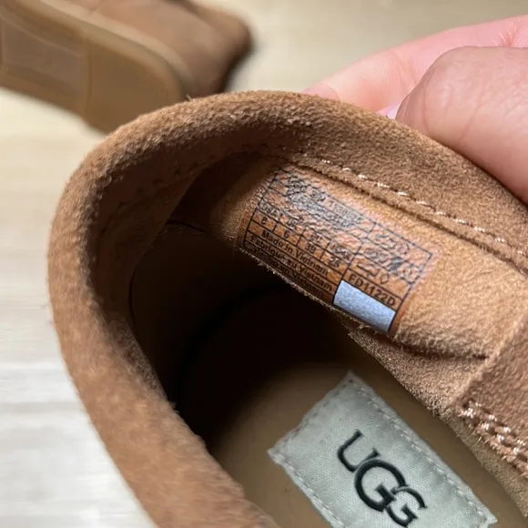 UGG Josefene Cuff Suede Ankle Boots - Chestnut , SIZE 8 US WOMENS